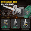 Brushless Cordless Reciprocating Saw 2x2.5Ah Battery Wood Metal Plaster Plastic