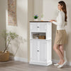 128cm Freestanding Kitchen Cupboard 4-door Storage Cabinet & Open Ucmtgwuogzzlbv