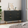 6 Drawer Chest of Drawers Wood Bedroom Storage Unit Living Room Office Cabinet