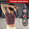 3-Piece Cable Machine Attachment Set Cable Machine Accessories Home Gym Fitness