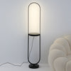 Modern Oval Floor Lamp LED Standing Light Reading Lamp for Living Room Dimmable