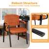 Set of 2 Big & Tall Guest Chair Waiting Room Chair Coffee