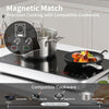 COOKTRON Dual Induction Hob, Portable, Touch, 2800W RRP £127