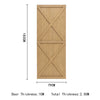 Wooden Garden Gate Outdoor Entrance Fence Security Door With Latch & Hings Kit