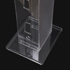 Acrylic Lectern Plexiglass Podium Clear Stand Acrylic Pulpits f/ Churches Office