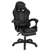Gaming Chair with RGB LED illuminat Ergonomic Computer Chair Swivel Office Pmeff
