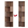 180cm Large Bookshelf Corner Storage Shelf 5-Tier Tall Bookcase Shelving Unit