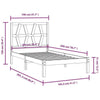 Bed Frame Solid Wood Pine 100x200 cm