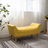 Chenille Window Seat Bed End Sofa Chair Chaise Lounge Bench Pouffe Bedroom Stool