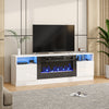Fireplace&TV Stand Surround Suite Electric Fire Flame Entertainment Room Heating