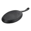 Cast Iron Griddle Frying Pan Grill Non-stick Skillet Cooking Fry Steak with Tray