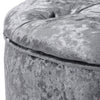 Velvet Padded Seat Stool Dressing Makeup Chair Bedroom Foot Rest Stools Ottoman