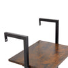 5 Tier Wall Leaning Ladder Shelf Bookshelf Wooden Storage Display Shelving Rack
