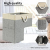 Stair Basket with Handles Foldable Stair Basket Stair Basket for Carpeted Stairs