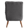 Accent Chair Upholstered Lounge Armchair with Footstool, Adjustable Backrest