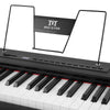 Portable Digital Piano 88 Semi-Weighted Keys Keyboard Pedal Stand LCD Mustar
