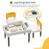 Kids Table and Chairs Set Childrens Furniture Activity Play and Building Bricks