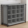 16 Cube Storage Shelf Bookcase Shoe Rack Bedroom Clothes Organiser Display Stand