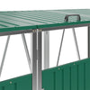 Triple Wheelie Bin Storage Metal Store Cover Garden Rubbish Dustbin Shed Housing