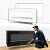 40-100in LED Fireplace Media Wall Fire Wall Mounted / Standing Electric Heater