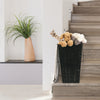 Storage Baskets Resin Wicker Woven Hamper Box Organiser Stairs Laundry UK