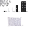 LED Fireplace Media Wall Fire Wall Mounted / Standing Electric Heater 40-100in
