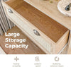 Rattan Cabinet Dresser 3-Drawer Chest of Drawers Rattan Bedside Tables & Cabinet