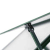 Sufrk Greenhouse with Base Frame Green 224x169x195 Aluminium,Polycarbonate O9G6