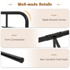 Single Size Bed Frame Platform Metal Slats Support Bed W/ Industrial Headboard