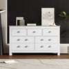 Chest of Drawers with 7 Drawers Wooden Frame for Bedroom, Living Room, Hallway