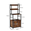 Microwave Stand Retro Kitchen Baker’s Rack Industrial Utility Storage Rack