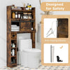 Over The Toilet Storage Cabinet Bathroom Organizer Toilet Rack-Coffee