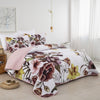 3 Piece Patchwork Bedspread Quilte Set Throw Rugs Bedding Double Size Pillowcas