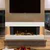 H Mantelpiece Wall Mounted Electric Fireplace HD Flames LED Fire Surrounds Suite