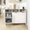 Sideboard Buffet Cabinet Kitchen Storage Cabinet with Shelves White