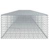 Gabion Basket with Cover 900x100x50 Galvanised P7V1