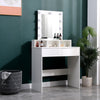 Dressing Table With 2 Drawers 9 LED Bulbs Mirror Vanity Bedroom Tables Desk