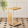 C Shaped Side Table for Sofa Coffee End Tables Bedside Tables with Storage Bag