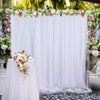 20FT 10FT 7FT Silk Backdrop Curtain Wedding Photo Drape Wall Window Venue Decor