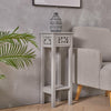 Wooden Tall Side Table Slim Narrow Night Stand Bedside Drawer Storage Cabinet