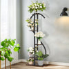 5-Tier Plant Stand S-Shaped Corner Plant Stand Outdoor Planter Display Shelving