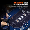 VEVOR 8 Player Oval Foldable Poker Table Casino Blackjack Texa Holdem Table 72"