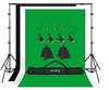 Vevelux 2.6 X 3 M / 8.5 X 9.8 FT Adjustable Backdrop Stand Kit 44-3-541
