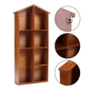 Vintage Wooden Small Cabinet Storage Box Desktop Organizer Unit Display Shelving