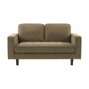 Dusk Sloane Olive Matte Velvet 2 Seater Sofa RRP