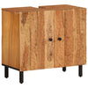 5 Piece Bathroom Cabinet Set Solid Wood Acacia