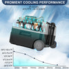 48L Dual Zone Car Refrigerator Portable Fridge 12/24V For Camping Office Car Oab