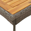 Gecheer Garden Table Dining Table Patio Bistro Tables with Acacia Wood T5Y8