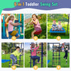 Kids Swing Set Garden Toy Boys & Girls Single Steel 3-12 Years Outdoor Play New