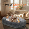 Human Sized Dog Pet Bed Removable Cover For Washing Anti Allergy Warm Fleece Bed